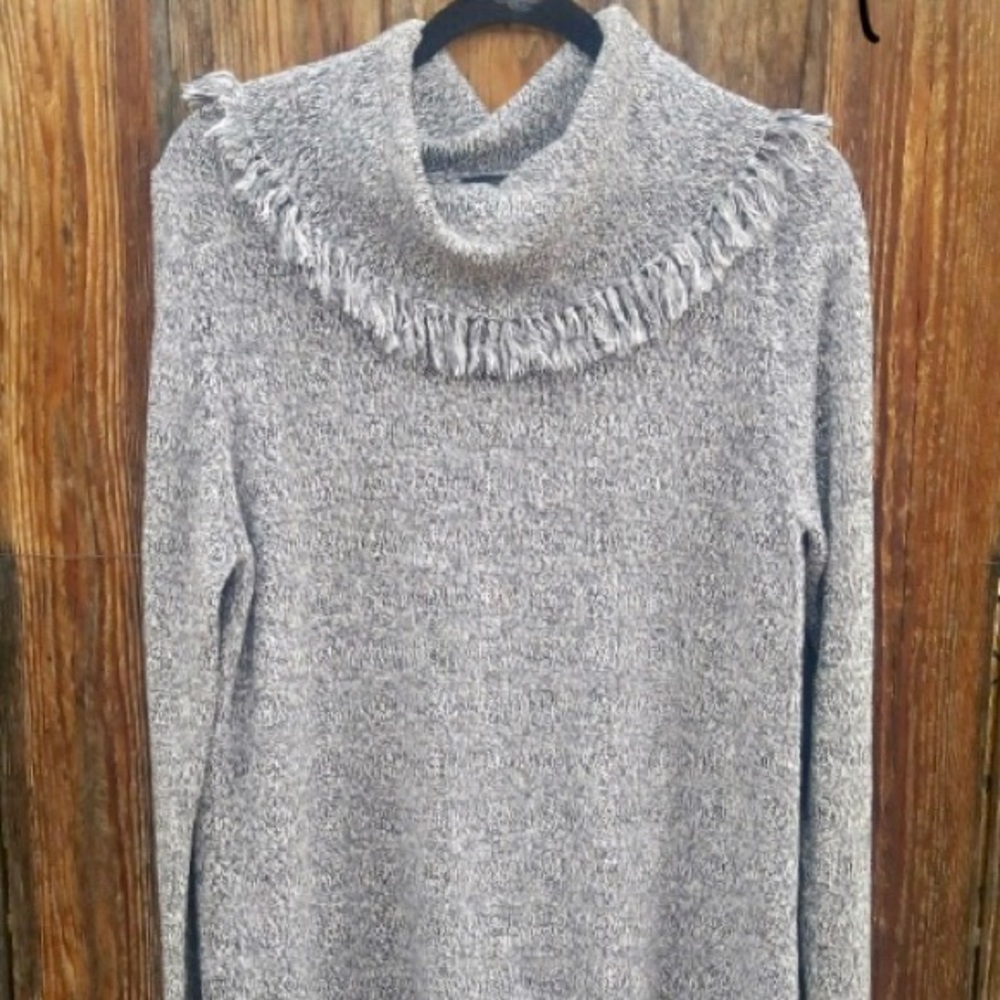 Unique cowl neck sweater
